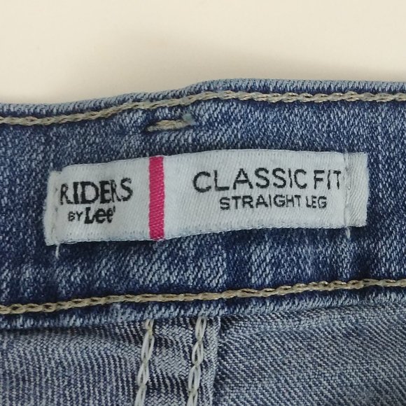 Riders by Lee Classic Fit Straight Leg Jeans 10P - Picture 10 of 11